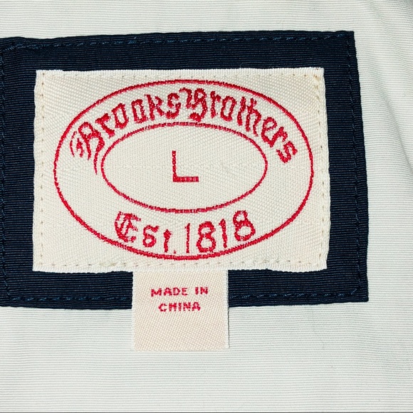 *SOLD* Brooks Brothers Zip/Button Jacket Large NWT - Picture 6 of 8